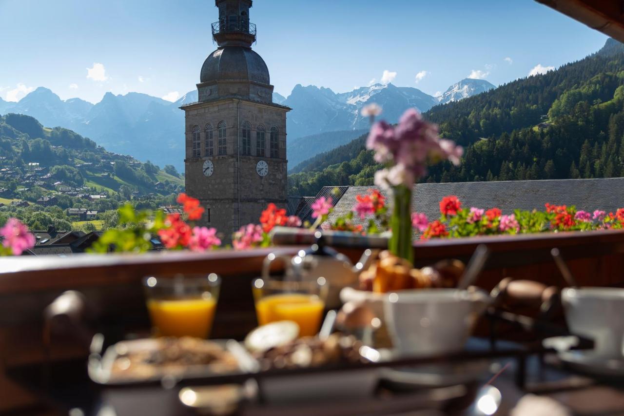 Logis La Croix-Saint-Maurice Hotel Le Grand-Bornand Bagian luar foto