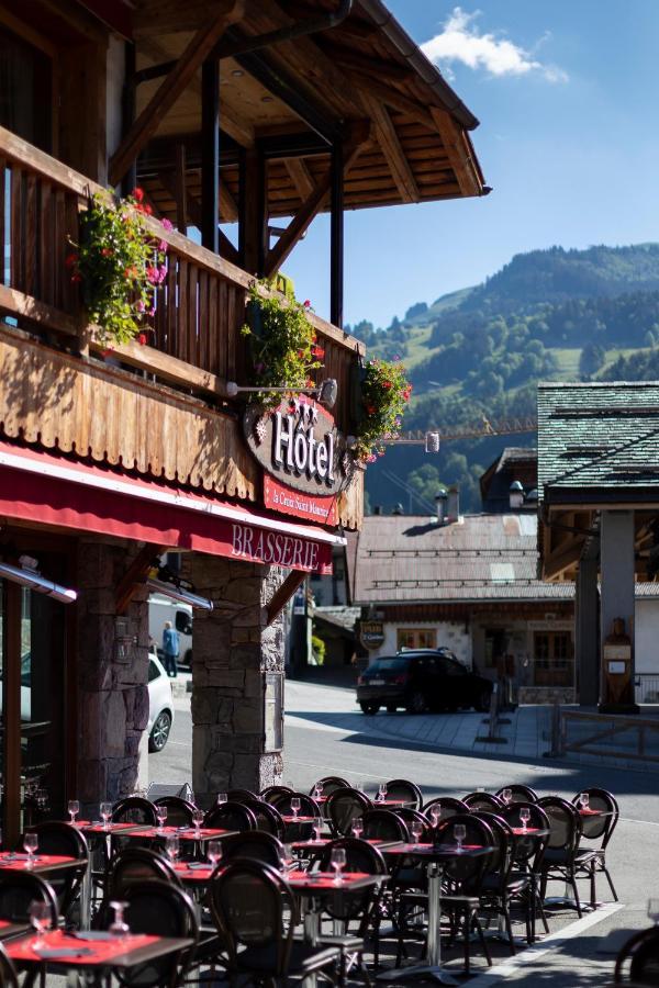 Logis La Croix-Saint-Maurice Hotel Le Grand-Bornand Bagian luar foto